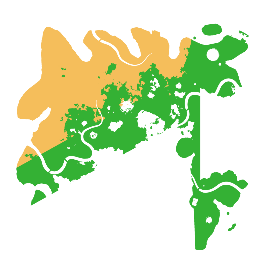 Biome Rust Map: Procedural Map, Size: 3800, Seed: 90554121