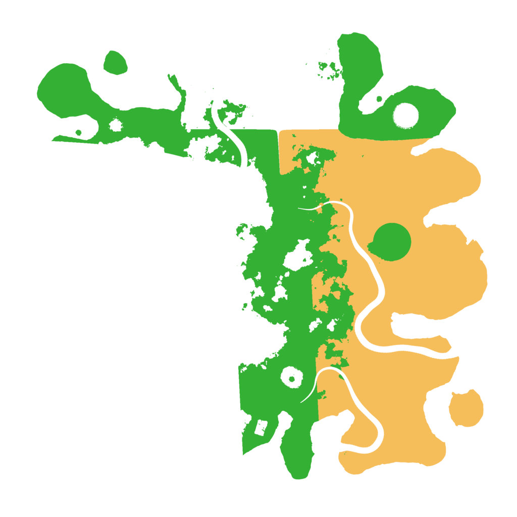 Biome Rust Map: Procedural Map, Size: 3600, Seed: 39208299
