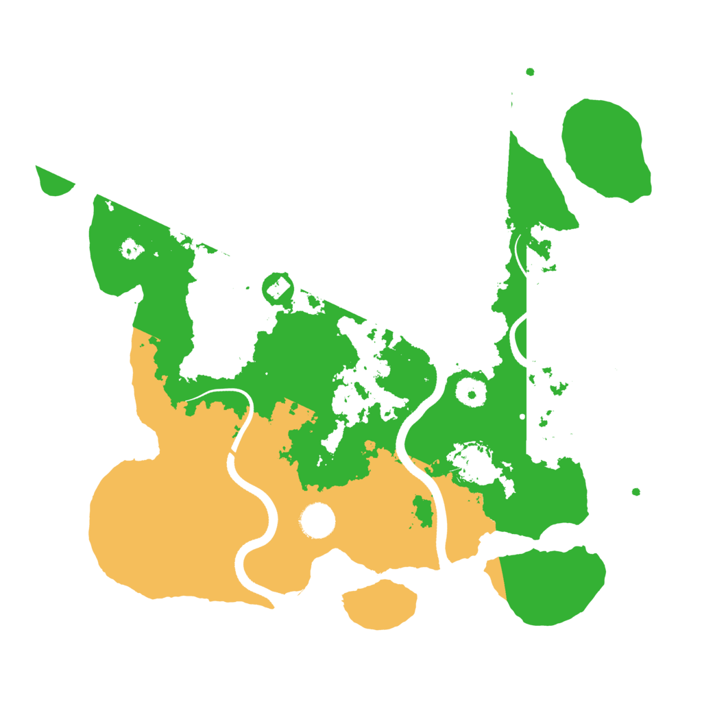 Biome Rust Map: Procedural Map, Size: 3500, Seed: 1085831962