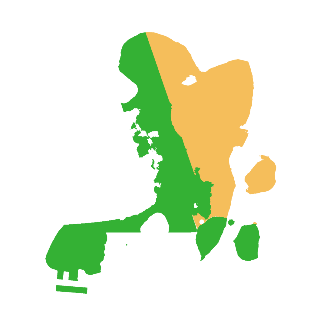 Biome Rust Map: Procedural Map, Size: 2003, Seed: 300104517