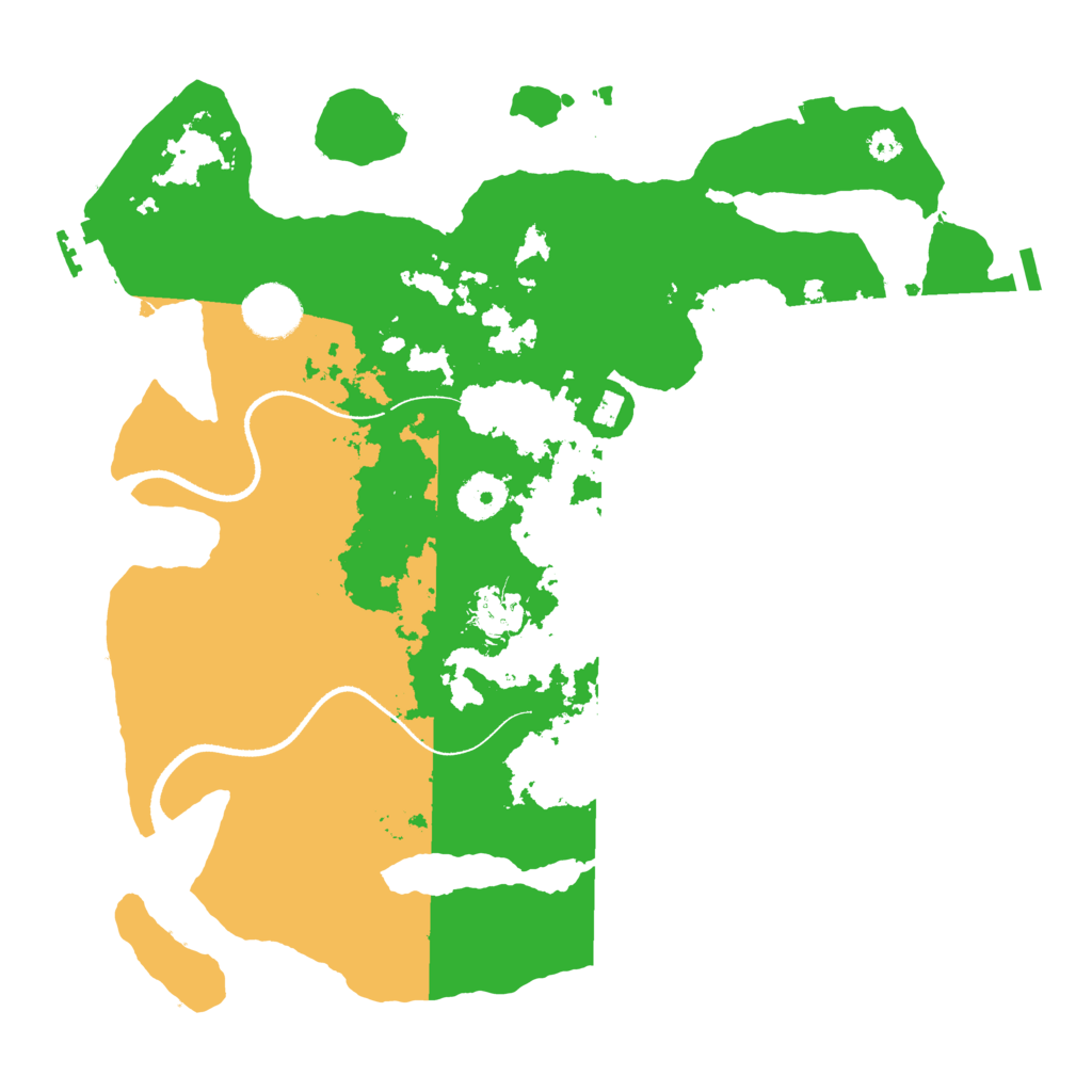 Biome Rust Map: Procedural Map, Size: 3450, Seed: 309166
