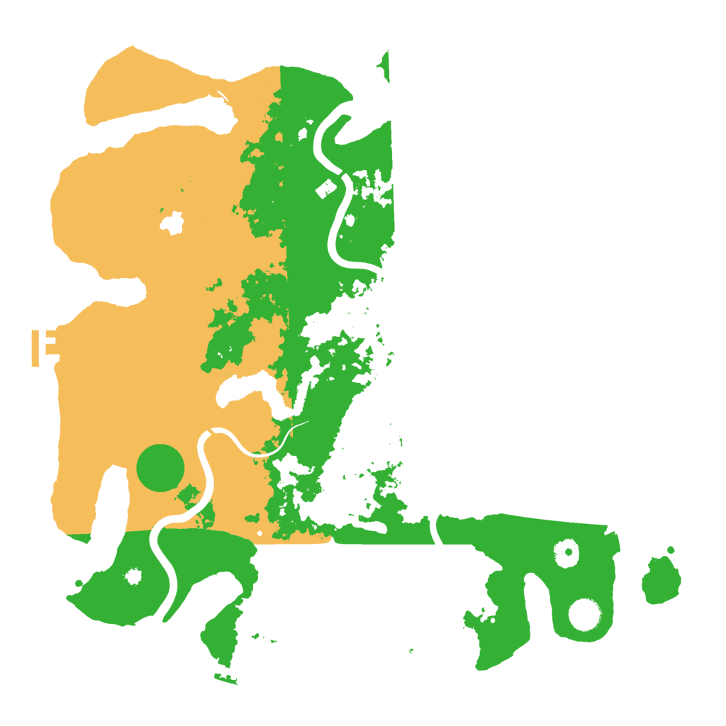 Biome Rust Map: Procedural Map, Size: 4000, Seed: 47277670