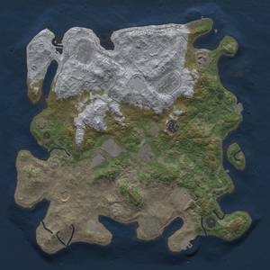 Thumbnail Rust Map: Procedural Map, Size: 3800, Seed: 388185064, 18 Monuments