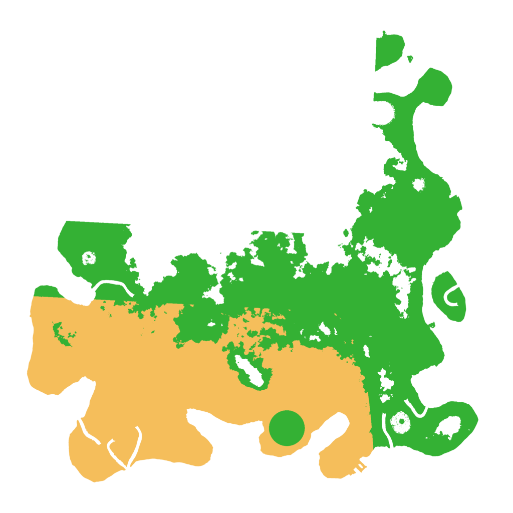 Biome Rust Map: Procedural Map, Size: 3800, Seed: 388185064