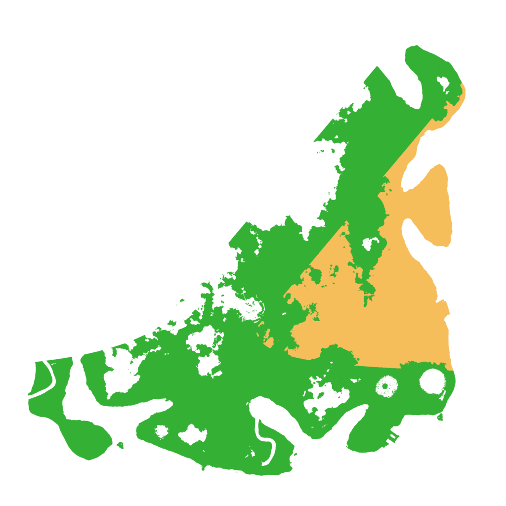 Biome Rust Map: Procedural Map, Size: 3600, Seed: 47564750