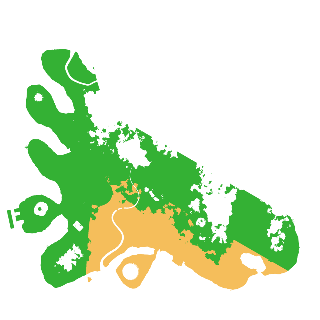 Biome Rust Map: Procedural Map, Size: 3450, Seed: 68878843