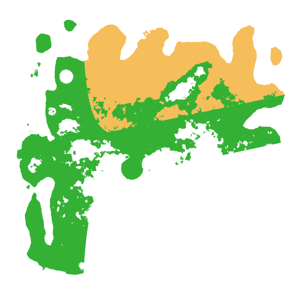 Biome Rust Map: Procedural Map, Size: 3950, Seed: 69171244