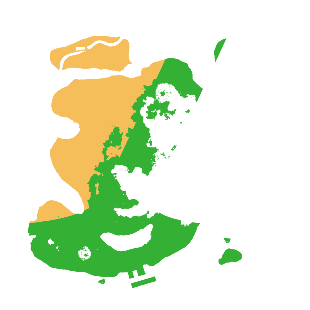 Biome Rust Map: Procedural Map, Size: 2500, Seed: 978448576