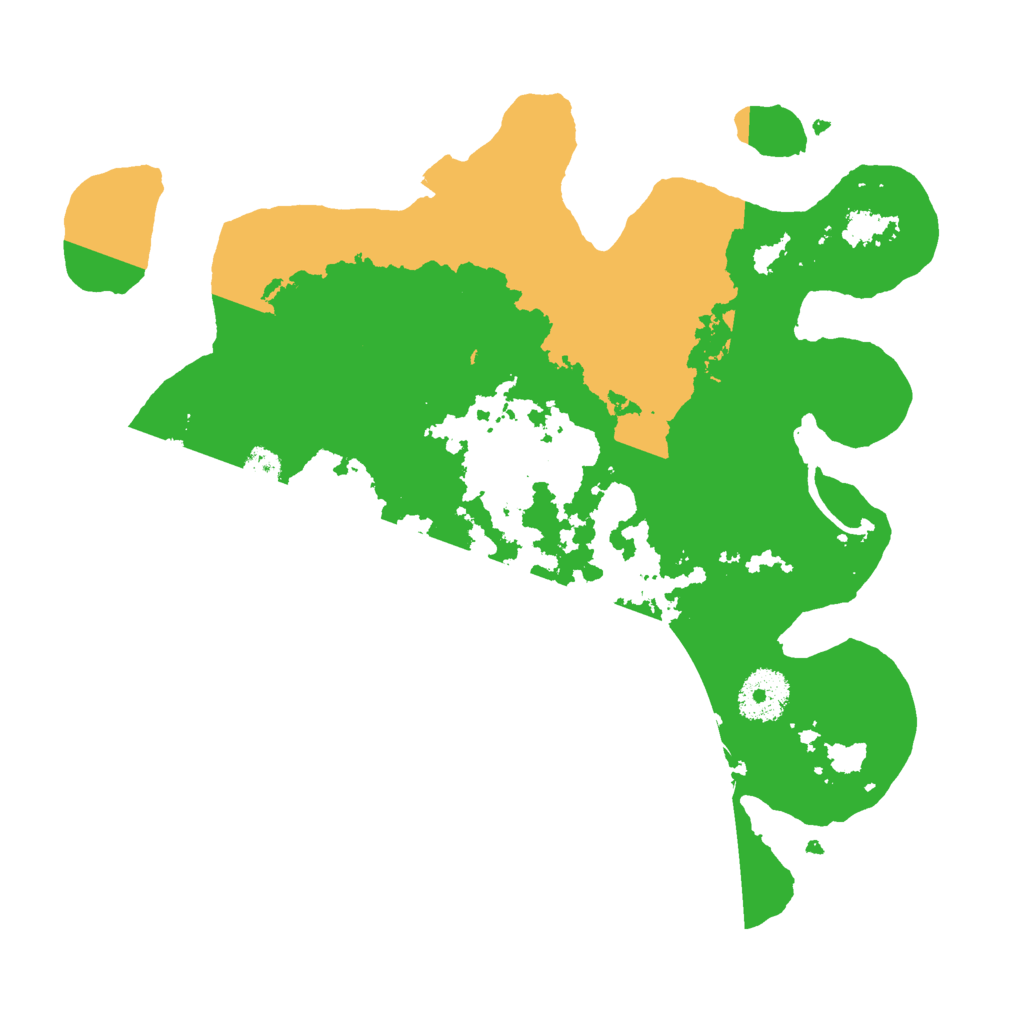Biome Rust Map: Procedural Map, Size: 3000, Seed: 568333048