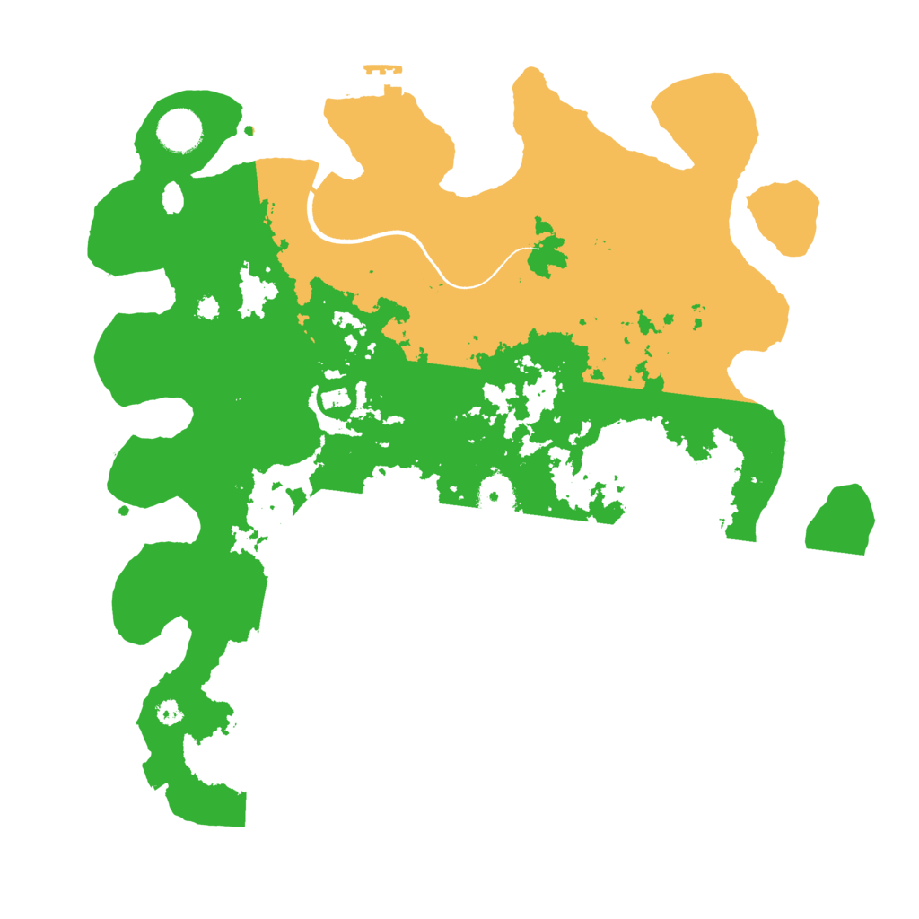 Biome Rust Map: Procedural Map, Size: 3650, Seed: 6992264