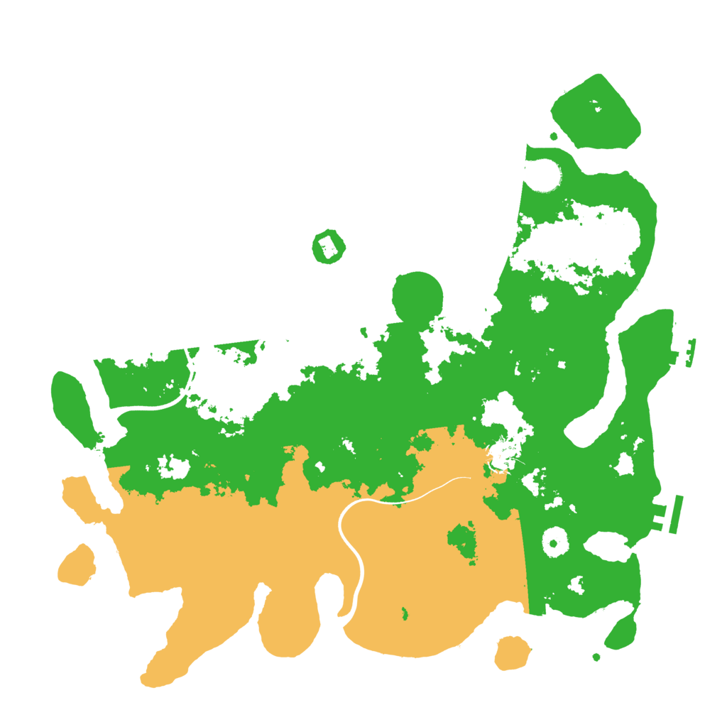 Biome Rust Map: Procedural Map, Size: 3800, Seed: 5537