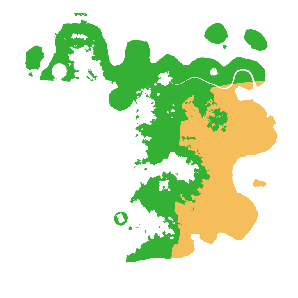 Biome Rust Map: Procedural Map, Size: 3500, Seed: 365236974