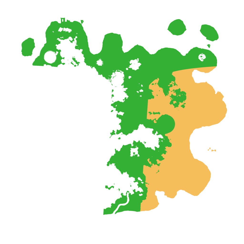 Biome Rust Map: Procedural Map, Size: 3500, Seed: 365236974