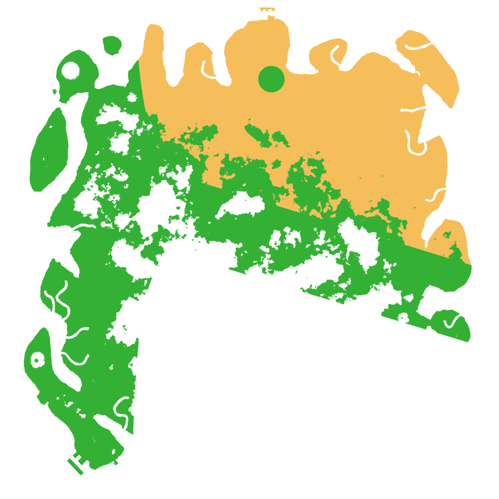 Biome Rust Map: Procedural Map, Size: 5000, Seed: 1831574254