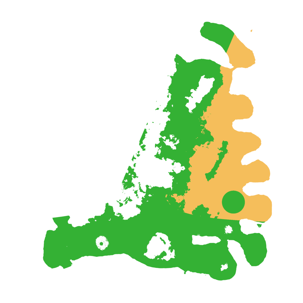 Biome Rust Map: Procedural Map, Size: 3500, Seed: 475521366