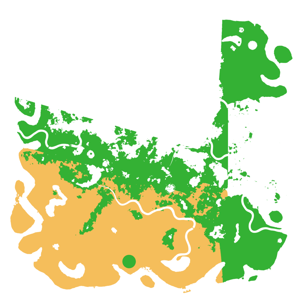Biome Rust Map: Procedural Map, Size: 6000, Seed: 889050610