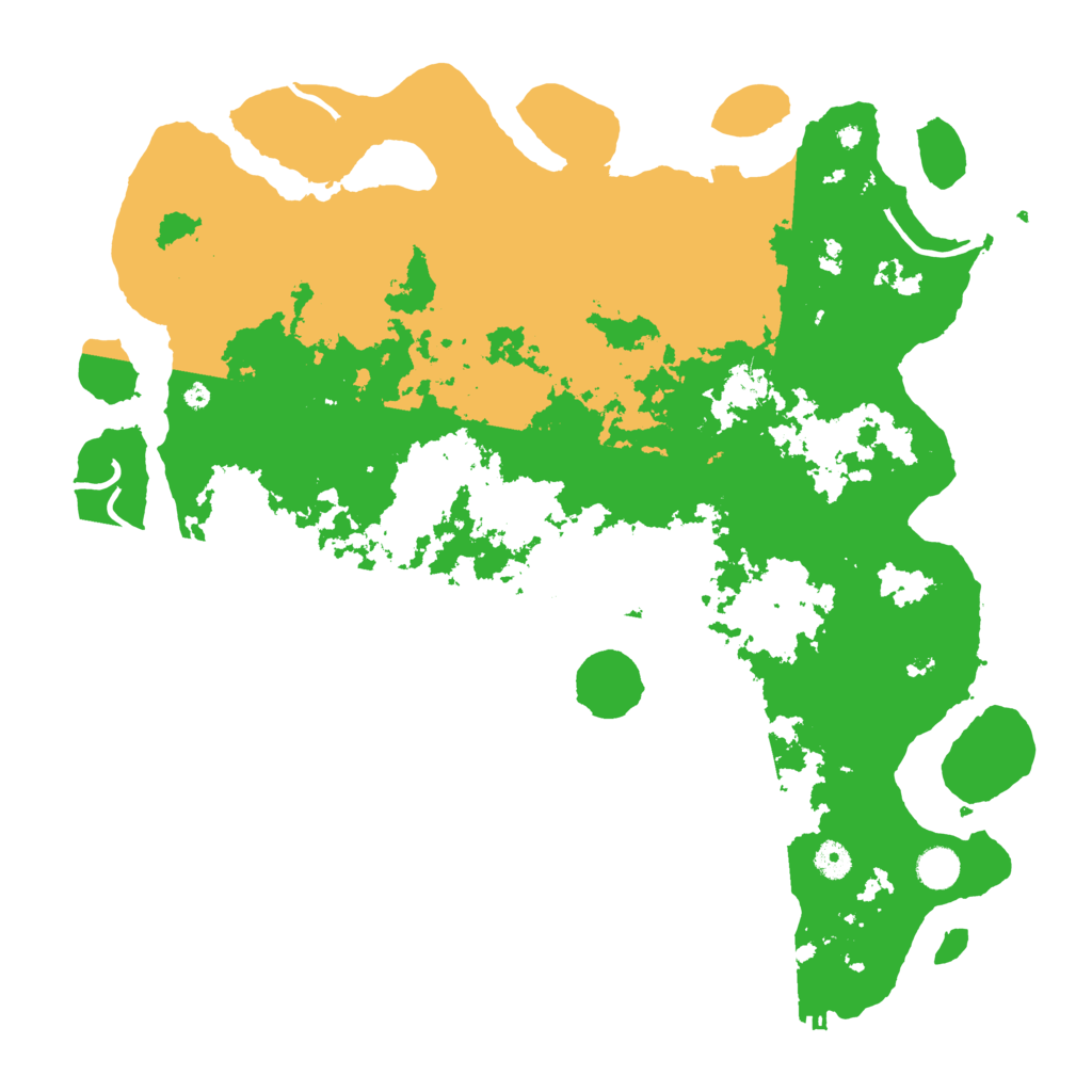 Biome Rust Map: Procedural Map, Size: 4500, Seed: 609108433