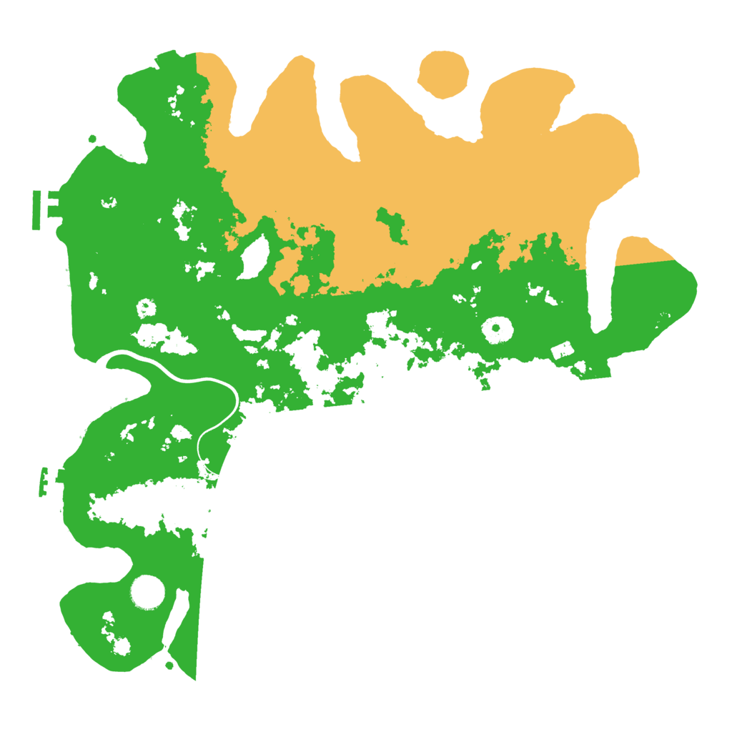 Biome Rust Map: Procedural Map, Size: 3750, Seed: 96673749