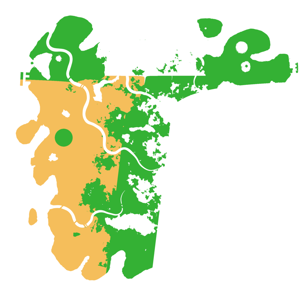Biome Rust Map: Procedural Map, Size: 4500, Seed: 1466247991