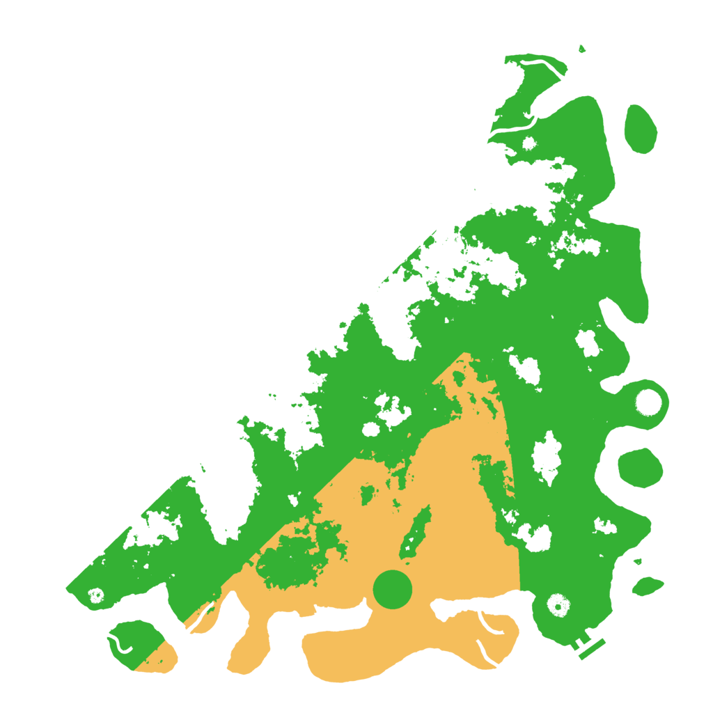 Biome Rust Map: Procedural Map, Size: 4800, Seed: 598172774