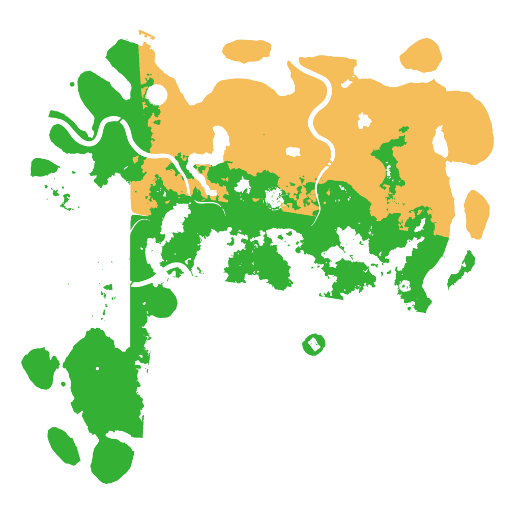 Biome Rust Map: Procedural Map, Size: 4500, Seed: 1732734973