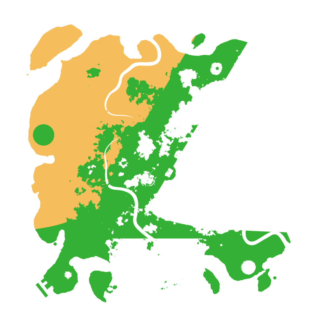 Biome Rust Map: Procedural Map, Size: 3950, Seed: 39147658