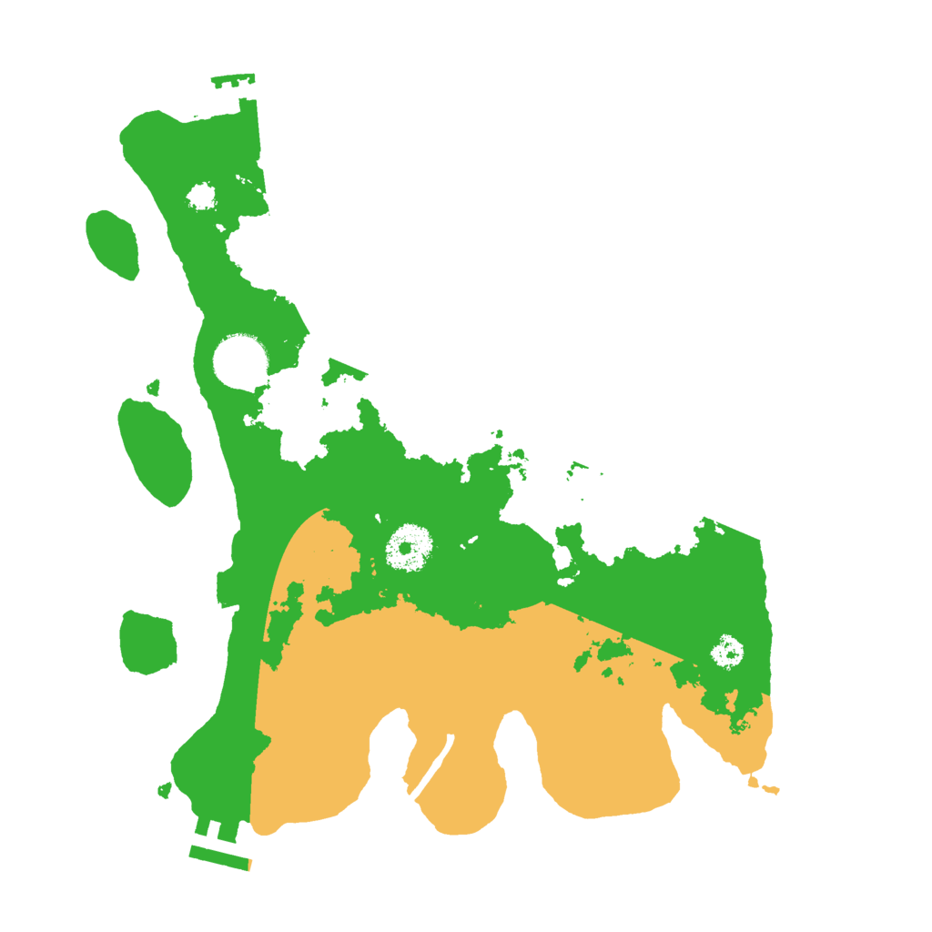 Biome Rust Map: Procedural Map, Size: 3000, Seed: 256173726