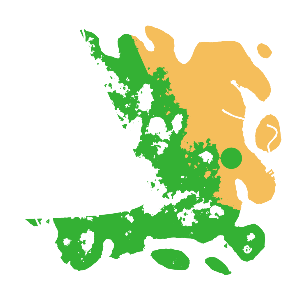 Biome Rust Map: Procedural Map, Size: 3700, Seed: 41824436