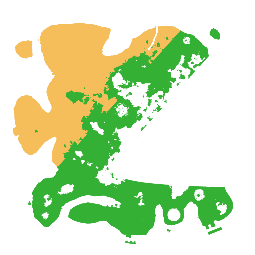 Biome Rust Map: Procedural Map, Size: 3550, Seed: 74841299