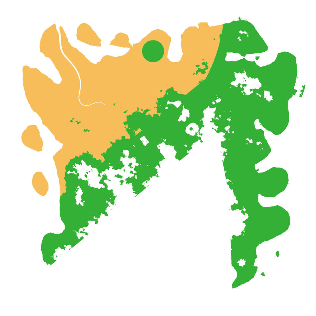 Biome Rust Map: Procedural Map, Size: 3800, Seed: 26365937