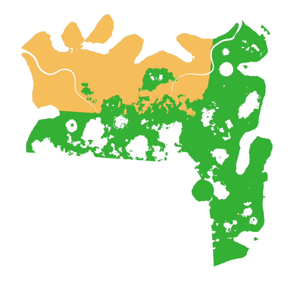 Biome Rust Map: Procedural Map, Size: 3700, Seed: 371999384