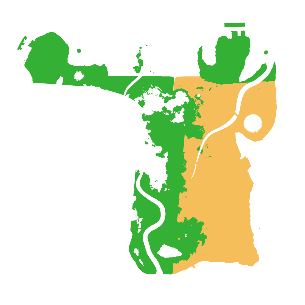 Biome Rust Map: Procedural Map, Size: 3000, Seed: 1170872338