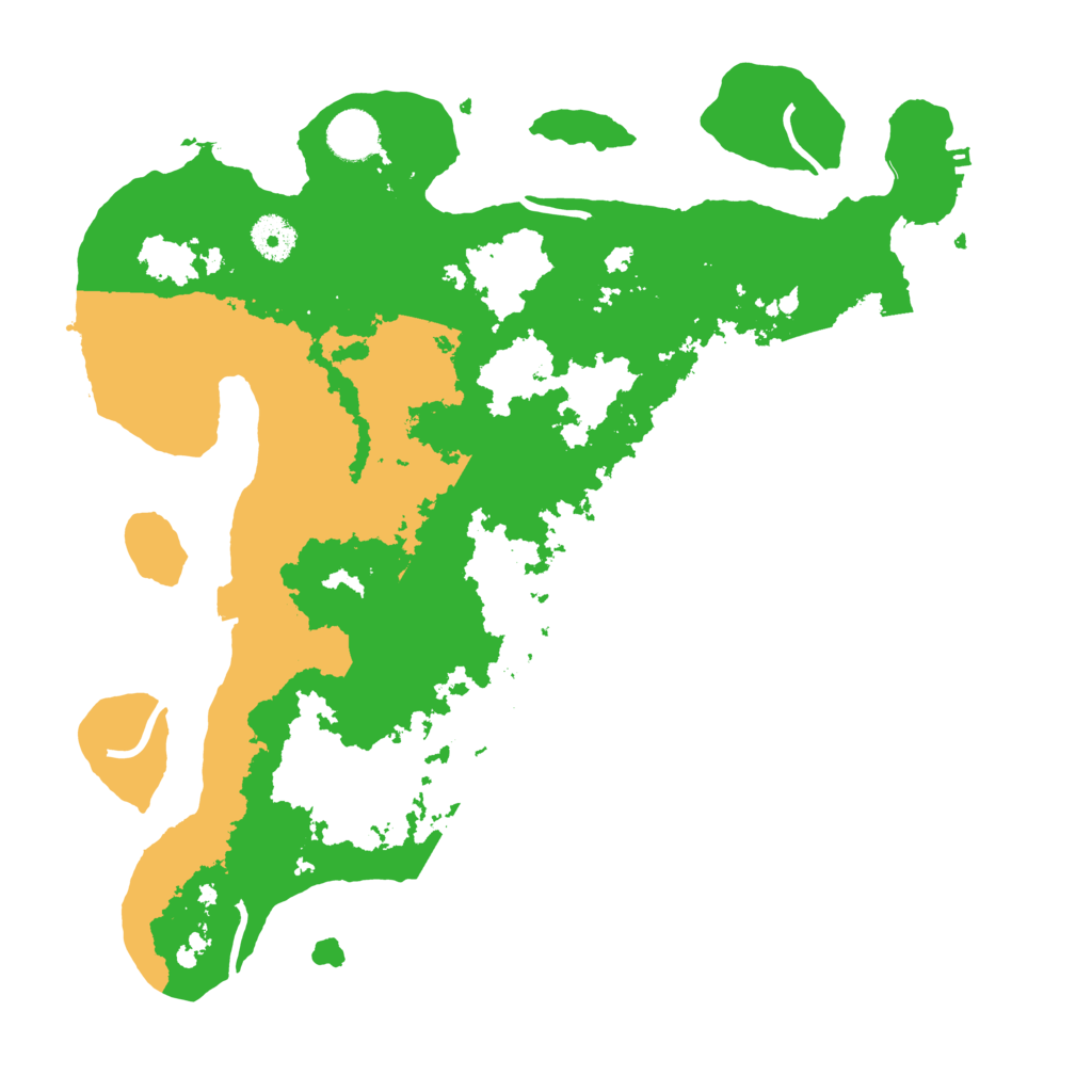 Biome Rust Map: Procedural Map, Size: 3700, Seed: 577744577
