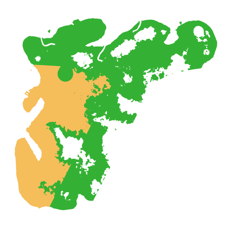 Biome Rust Map: Procedural Map, Size: 4100, Seed: 68068952