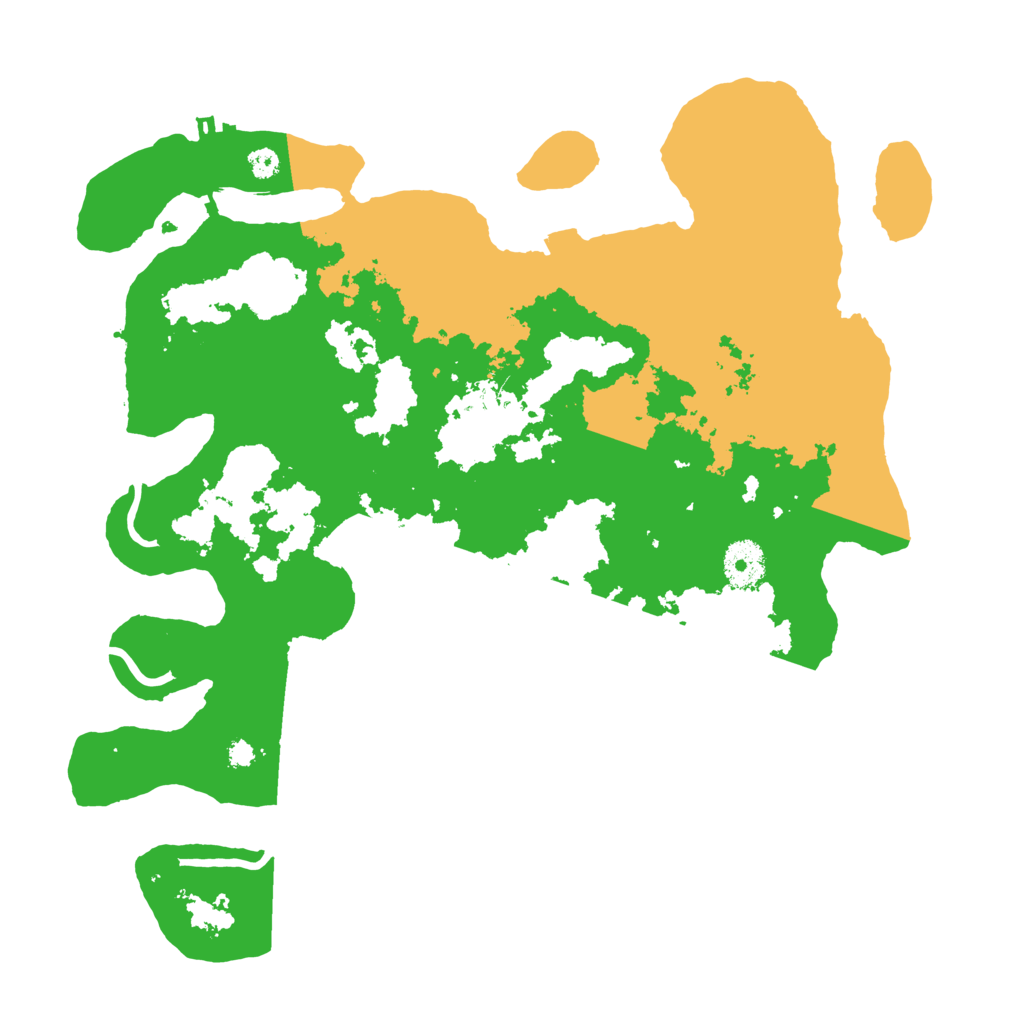 Biome Rust Map: Procedural Map, Size: 3500, Seed: 1306259985