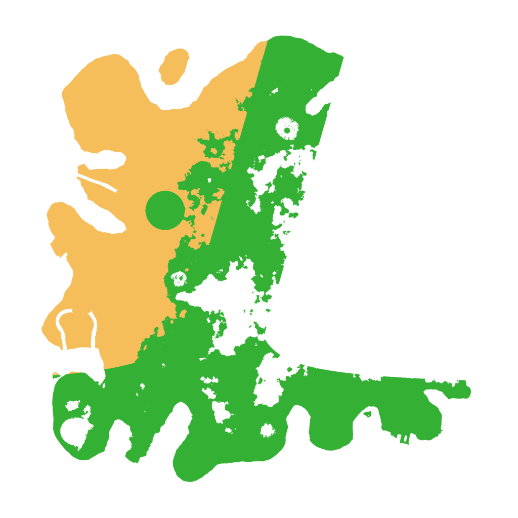 Biome Rust Map: Procedural Map, Size: 3500, Seed: 94402137