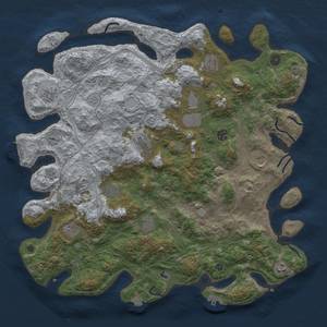 Thumbnail Rust Map: Procedural Map, Size: 4500, Seed: 1999215859, 19 Monuments