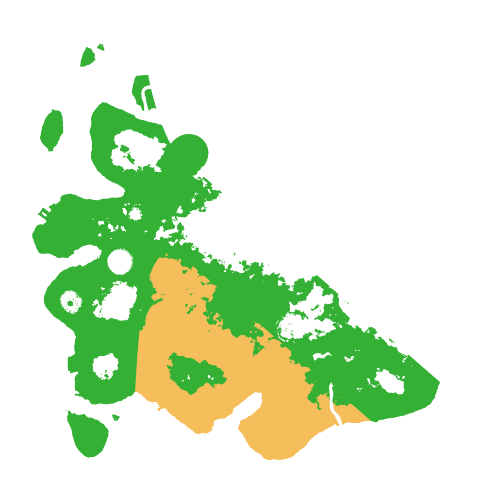 Biome Rust Map: Procedural Map, Size: 3500, Seed: 87992113