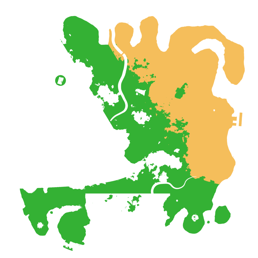 Biome Rust Map: Procedural Map, Size: 3850, Seed: 20535014