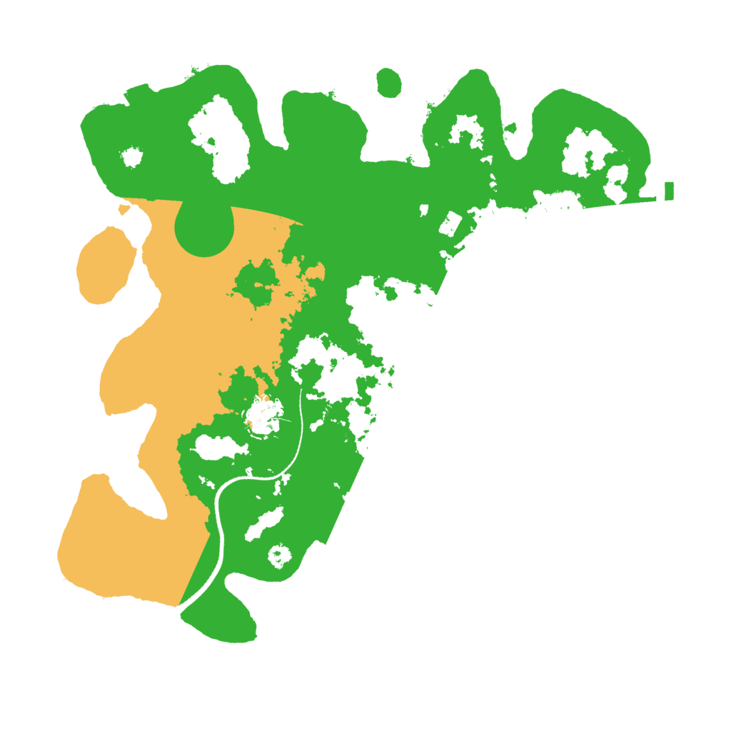 Biome Rust Map: Procedural Map, Size: 3250, Seed: 842269350