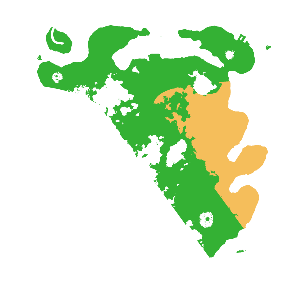 Biome Rust Map: Procedural Map, Size: 3000, Seed: 918273645