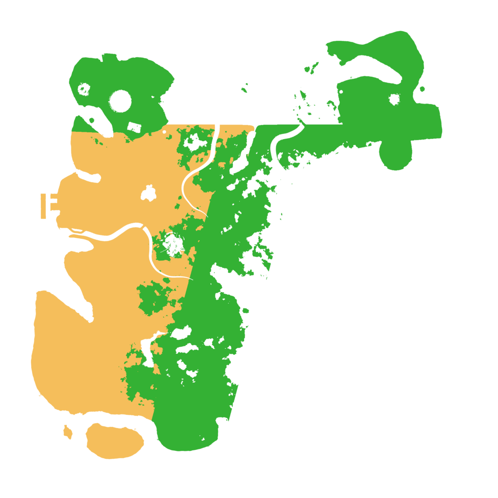 Biome Rust Map: Procedural Map, Size: 4000, Seed: 868975088