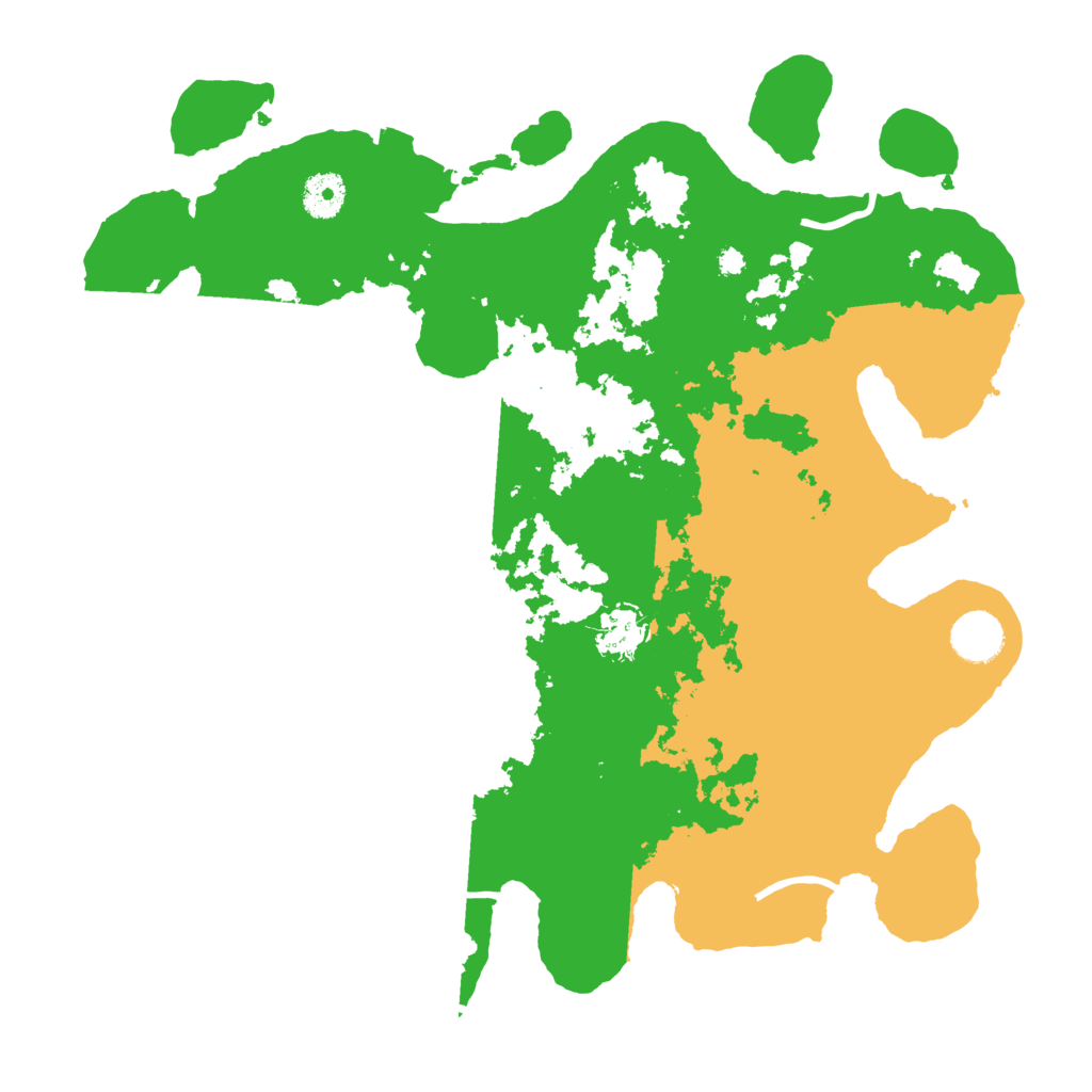 Biome Rust Map: Procedural Map, Size: 3700, Seed: 111874