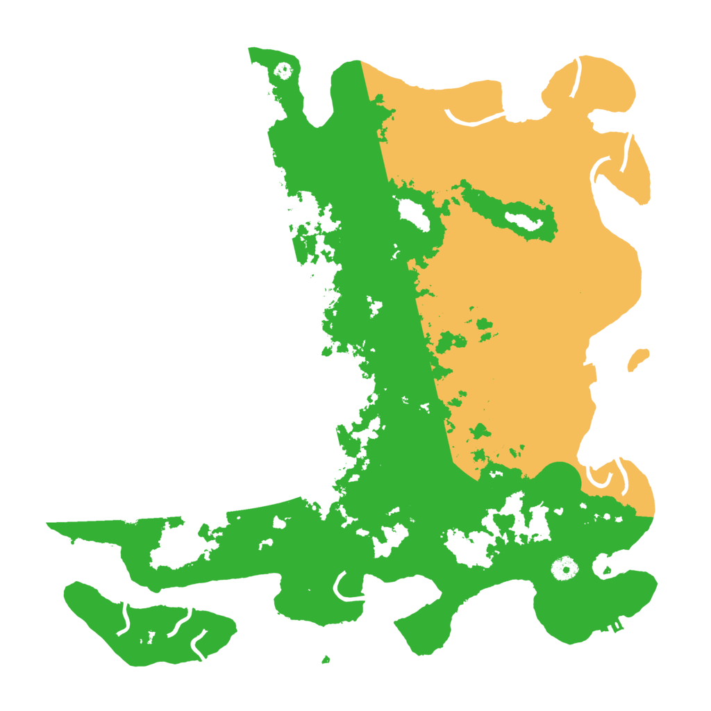 Biome Rust Map: Procedural Map, Size: 4300, Seed: 34355551
