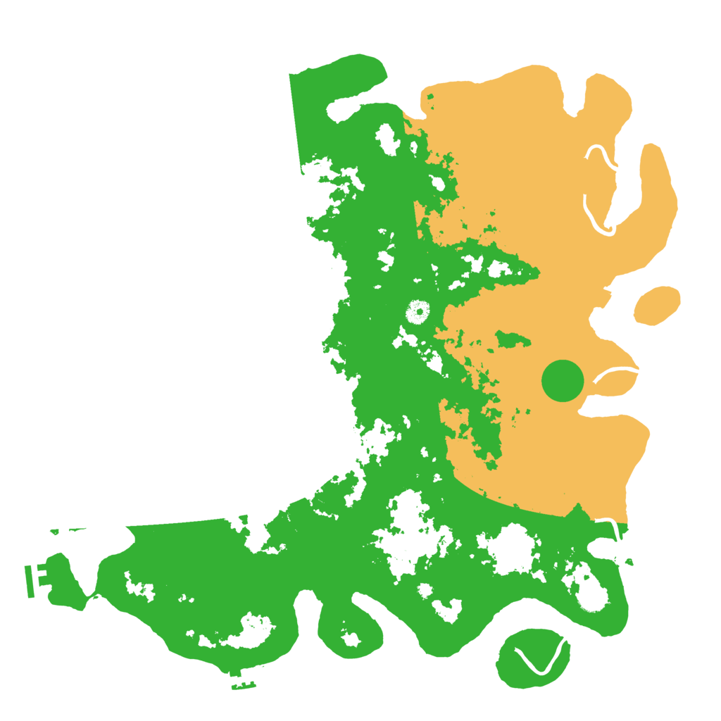 Biome Rust Map: Procedural Map, Size: 4500, Seed: 637623