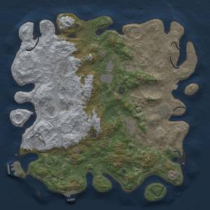 Thumbnail Rust Map: Procedural Map, Size: 4500, Seed: 637623, 19 Monuments