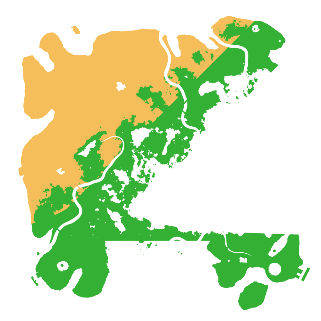 Biome Rust Map: Procedural Map, Size: 4500, Seed: 1901620706