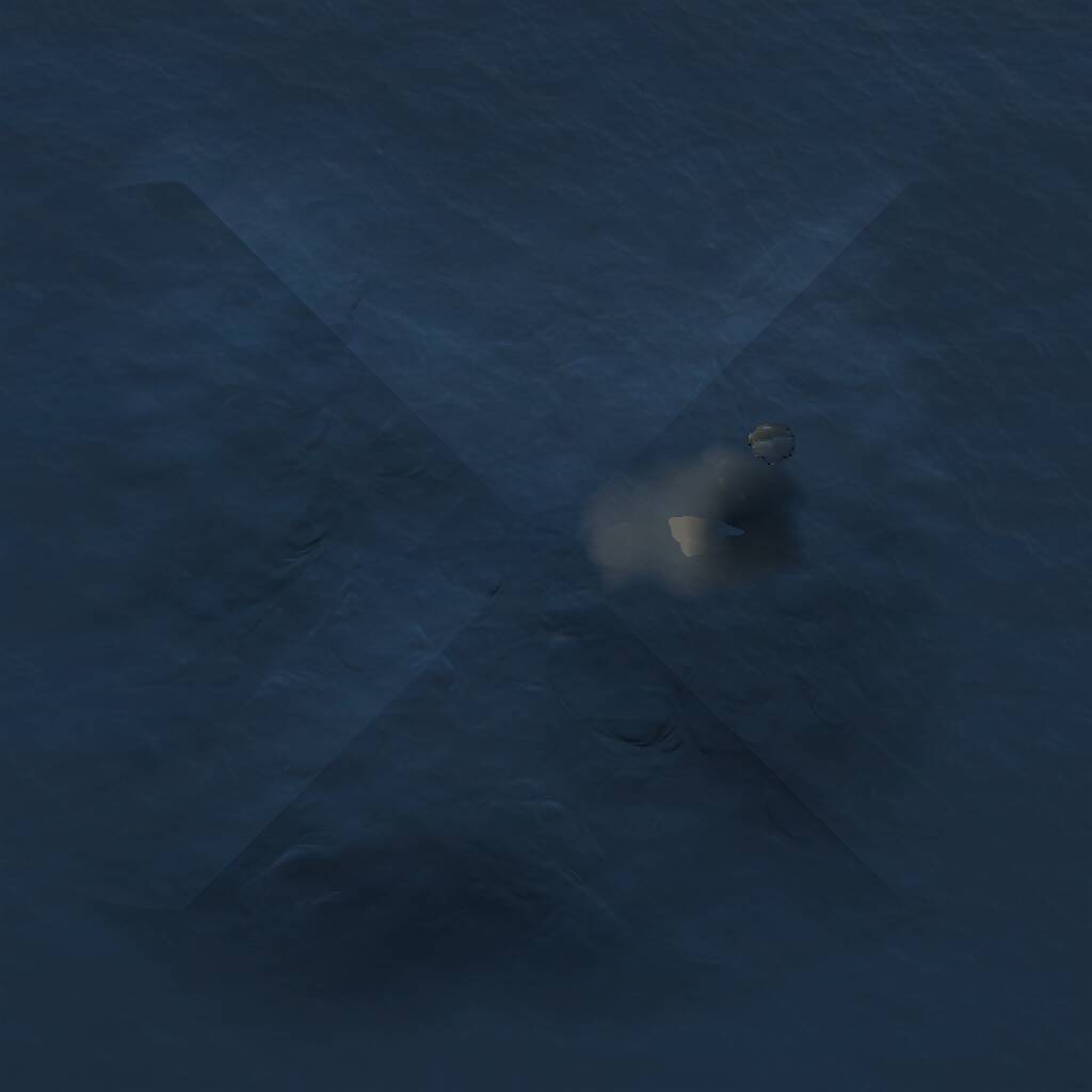 Rust Map: Procedural Map, Size: 1000, Seed: 591731435, 1 Monuments