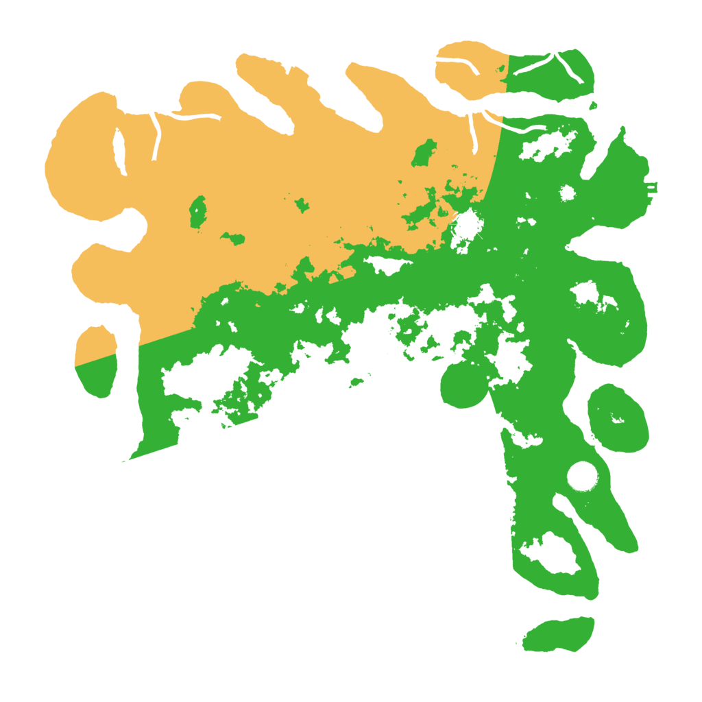 Biome Rust Map: Procedural Map, Size: 4100, Seed: 11226