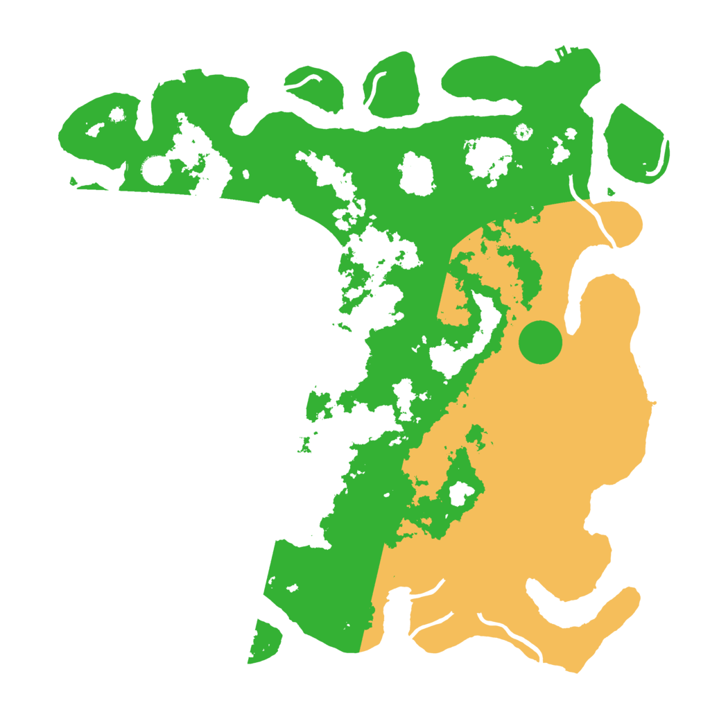 Biome Rust Map: Procedural Map, Size: 4300, Seed: 7767945